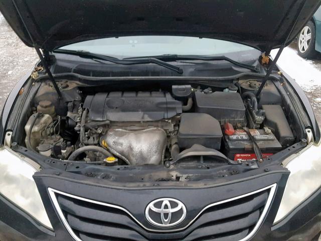 4T4BF3EK9BR127474 - 2011 TOYOTA CAMRY BASE BLACK photo 7