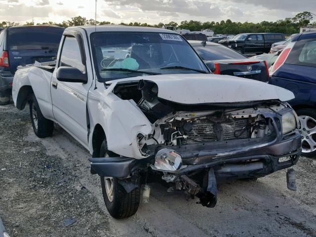 5TENL42N62Z885062 - 2002 TOYOTA TACOMA WHITE photo 1