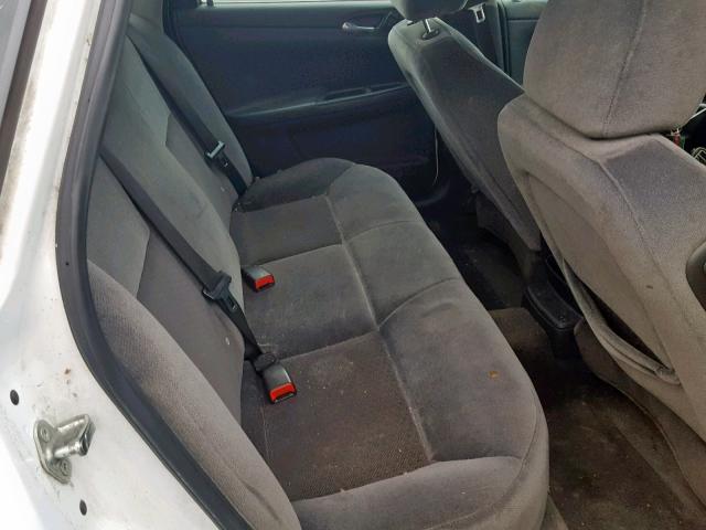 2G1WG5EK9B1119307 - 2011 CHEVROLET IMPALA LT WHITE photo 6
