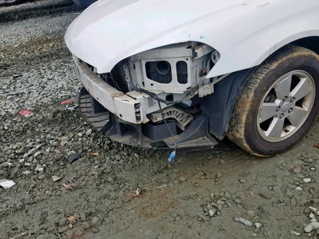 2G1WG5EK9B1119307 - 2011 CHEVROLET IMPALA LT WHITE photo 9