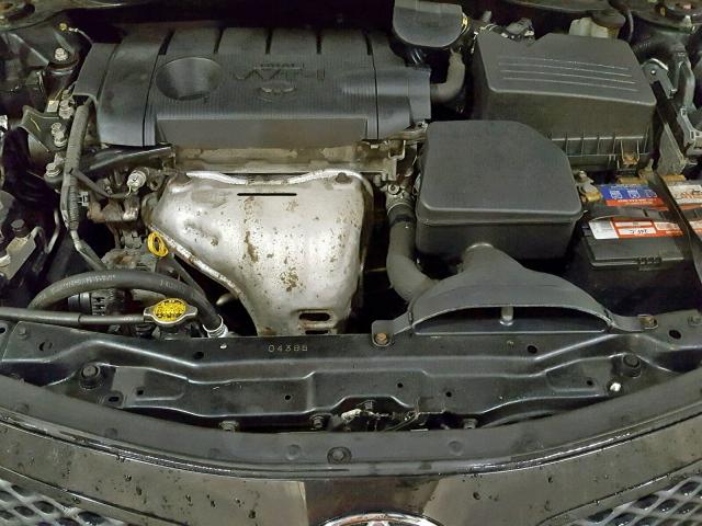 4T1BF3EK9BU193288 - 2011 TOYOTA CAMRY BASE BLACK photo 7