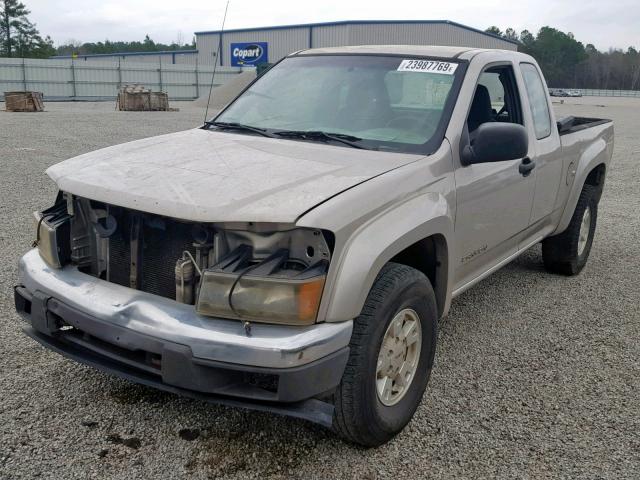 1GTDS196948204716 - 2004 GMC CANYON TAN photo 2