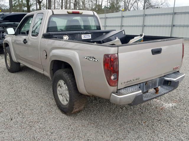 1GTDS196948204716 - 2004 GMC CANYON TAN photo 3