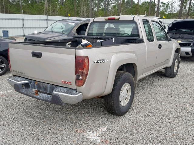 1GTDS196948204716 - 2004 GMC CANYON TAN photo 4