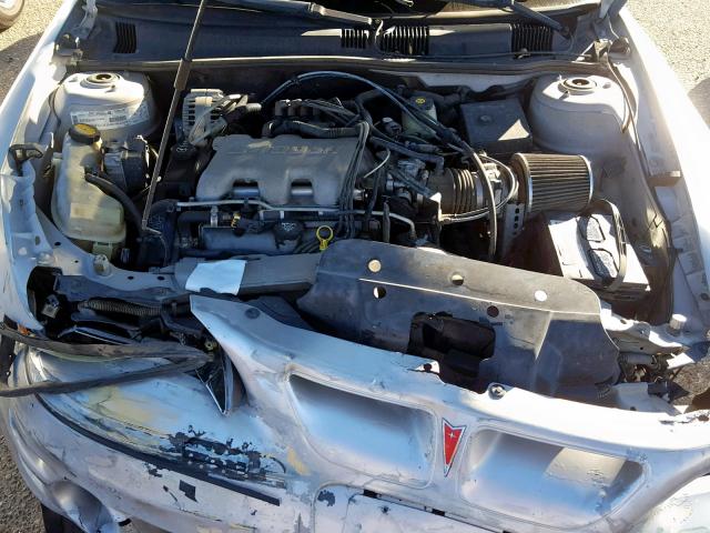 1G2NW52E72M690484 - 2002 PONTIAC GRAND AM G SILVER photo 7