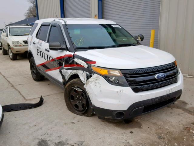 1FM5K8AR4DGC21136 - 2013 FORD EXPLORER P WHITE photo 1