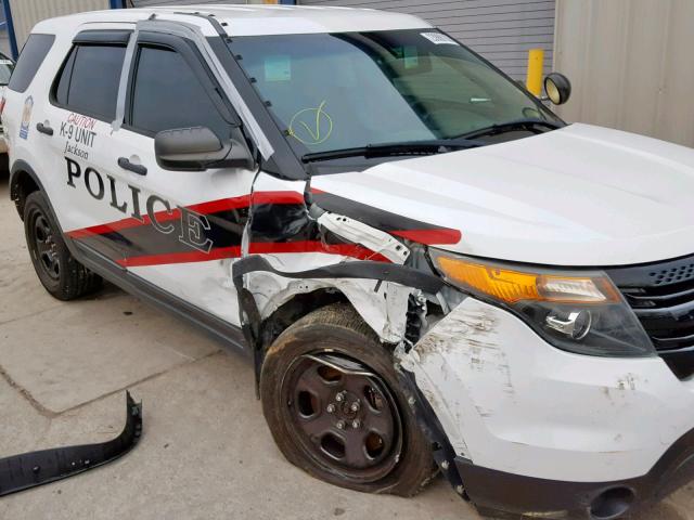 1FM5K8AR4DGC21136 - 2013 FORD EXPLORER P WHITE photo 9