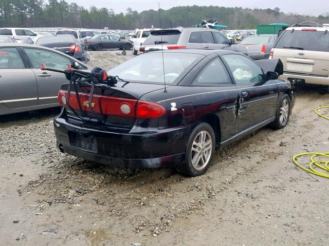 1G1JH12F447182604 - 2004 CHEVROLET CAVALIER L BLACK photo 4