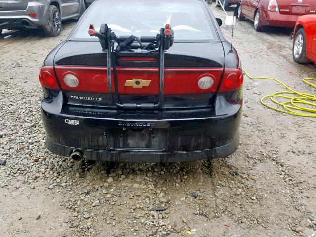 1G1JH12F447182604 - 2004 CHEVROLET CAVALIER L BLACK photo 9