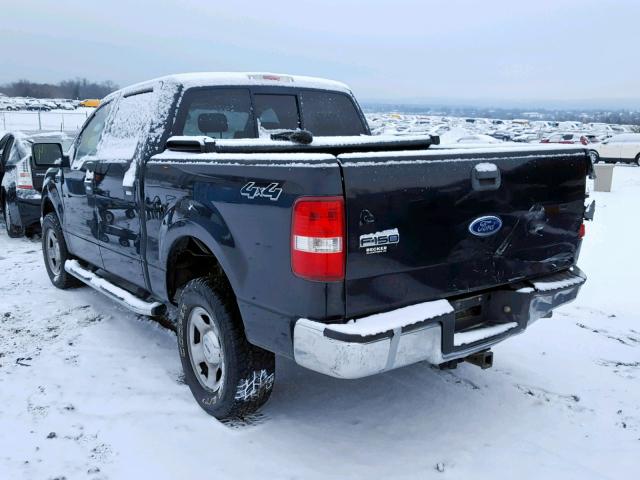 1FTPW14505KE73112 - 2005 FORD F150 SUPER BLACK photo 3