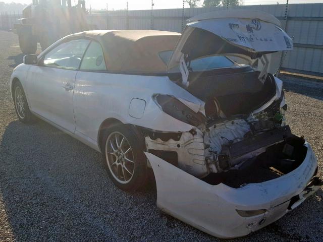 4T1FA38P07U128134 - 2007 TOYOTA CAMRY SOLA WHITE photo 3