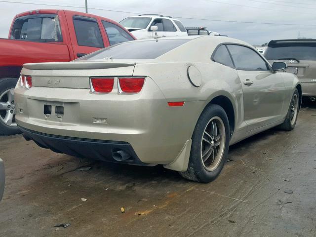 2G1FA1E30C9134560 - 2012 CHEVROLET CAMARO LS GOLD photo 4