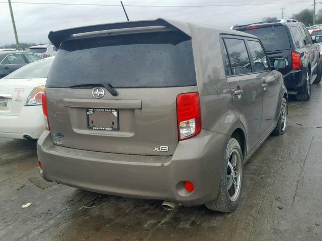 JTLZE4FE6CJ007833 - 2012 TOYOTA SCION XB Сұр фото 4