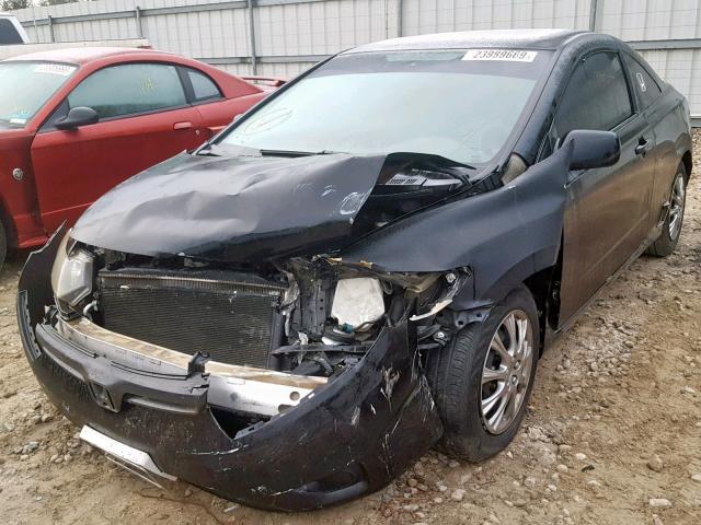 2HGFG12897H513947 - 2007 HONDA CIVIC EX BLACK photo 2