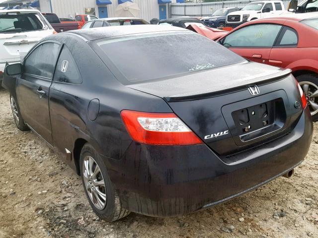 2HGFG12897H513947 - 2007 HONDA CIVIC EX BLACK photo 3