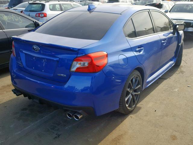 JF1VA1C63J9835635 - 2018 SUBARU WRX PREMIU BLUE photo 4