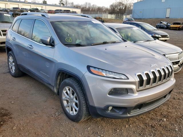 1C4PJMCS4EW240477 - 2014 JEEP CHEROKEE L GRAY photo 1