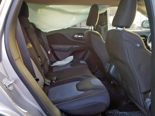 1C4PJMCS4EW240477 - 2014 JEEP CHEROKEE L GRAY photo 6