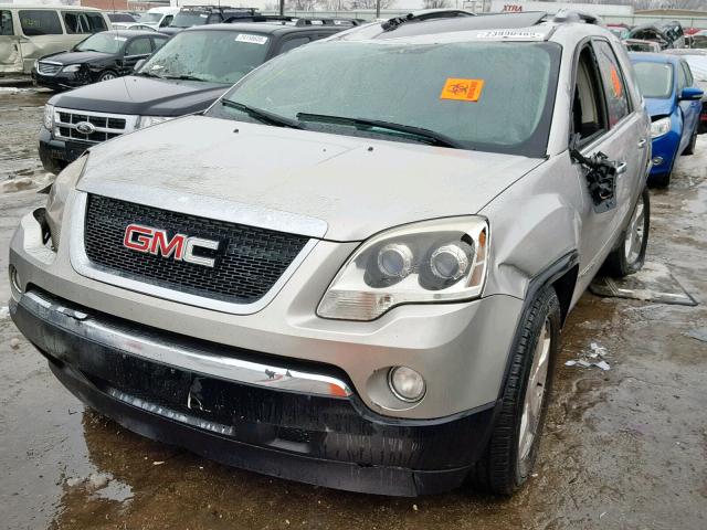 1GKER23788J118985 - 2008 GMC ACADIA SLT SILVER photo 2