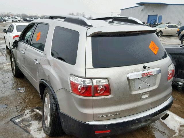 1GKER23788J118985 - 2008 GMC ACADIA SLT SILVER photo 3