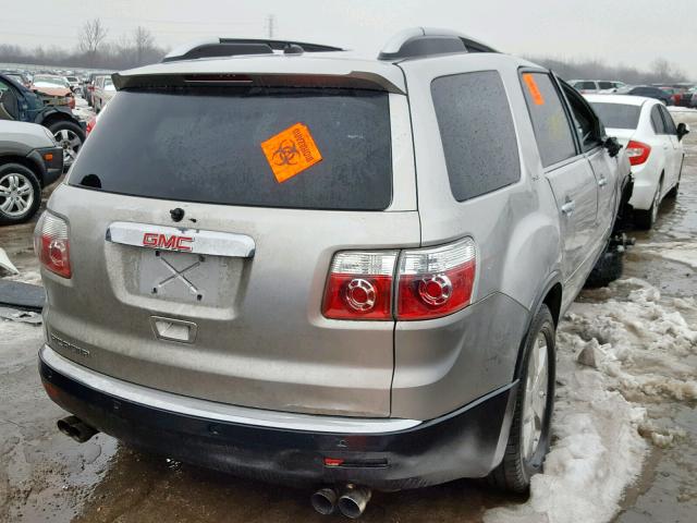 1GKER23788J118985 - 2008 GMC ACADIA SLT SILVER photo 4