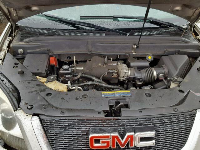 1GKER23788J118985 - 2008 GMC ACADIA SLT SILVER photo 7