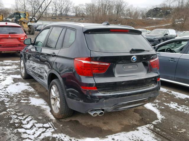 5UXWX9C57G0D66826 - 2016 BMW X3 XDRIVE2 BLACK photo 3