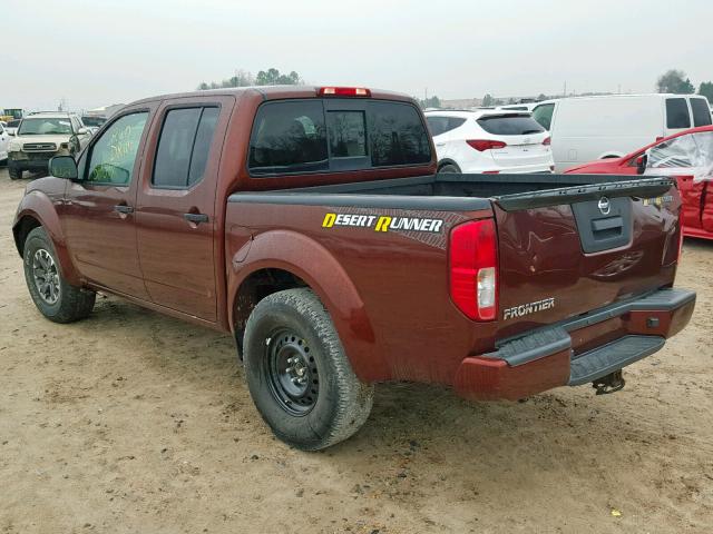 1N6AD0ER8GN755892 - 2016 NISSAN FRONTIER S BROWN photo 3