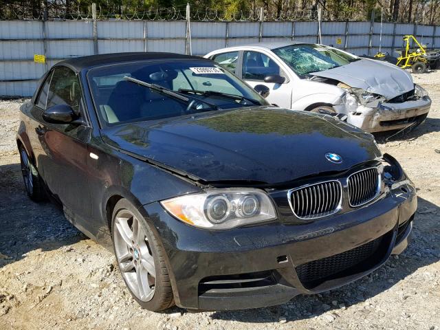 WBAUN93569VK40357 - 2009 BMW 135 I BLACK photo 1