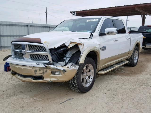 1C6RD6PT1CS235652 - 2012 DODGE RAM 1500 L WHITE photo 2