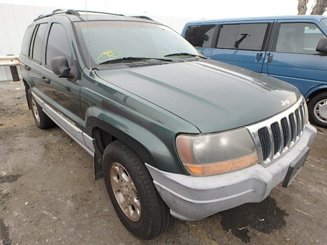 1J4GW48N9YC208497 - 2000 JEEP GRAND CHER GREEN photo 1