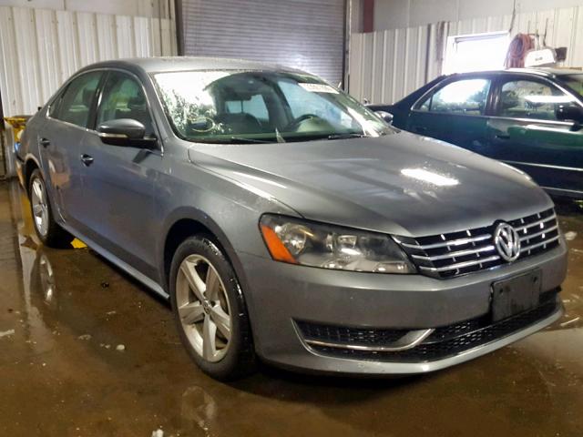 1VWBN7A30CC078855 - 2012 VOLKSWAGEN PASSAT SE GRAY photo 1