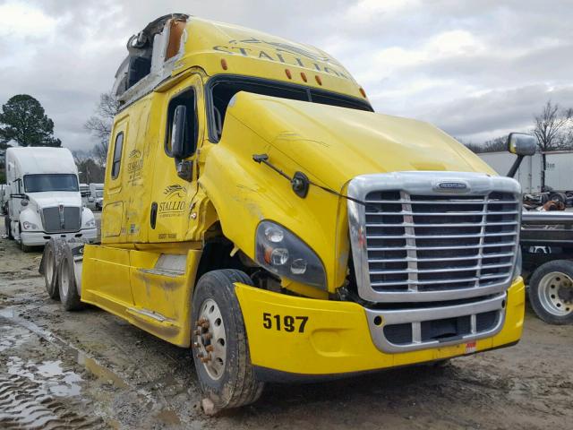 1FUJGLBG0GLHD1877 - 2016 FREIGHTLINER CASCADIA 1 YELLOW photo 1