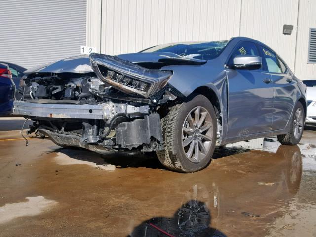 19UUB1F53JA005324 - 2018 ACURA TLX TECH ვერცხლისფერი ფოტო 2