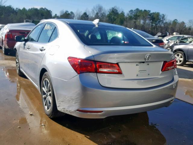 19UUB1F53JA005324 - 2018 ACURA TLX TECH ვერცხლისფერი ფოტო 3