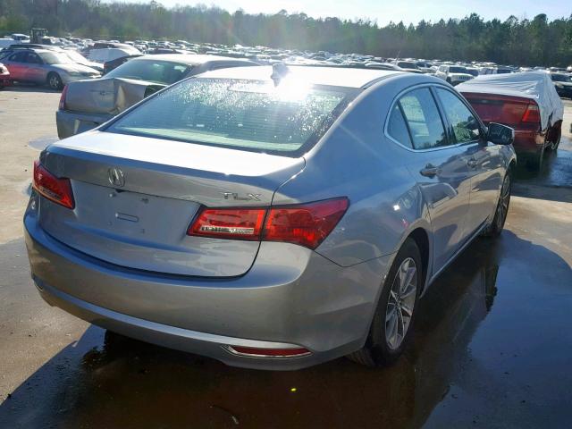 19UUB1F53JA005324 - 2018 ACURA TLX TECH ვერცხლისფერი ფოტო 4