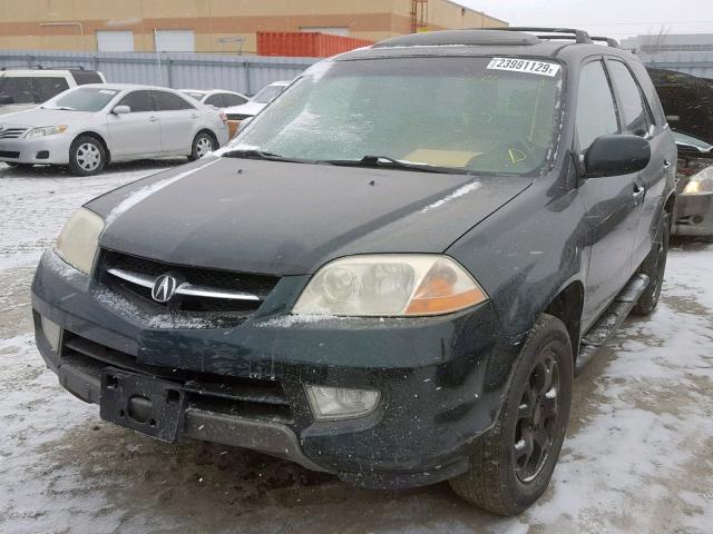 2HNYD18681H003161 - 2001 ACURA MDX TOURIN BLACK photo 2