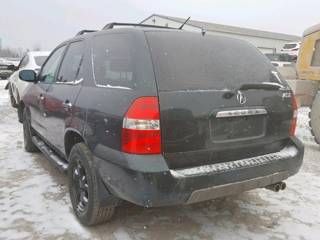 2HNYD18681H003161 - 2001 ACURA MDX TOURIN BLACK photo 3