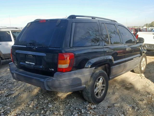 1J4GX48N54C418179 - 2004 JEEP GRAND CHER BLACK photo 4