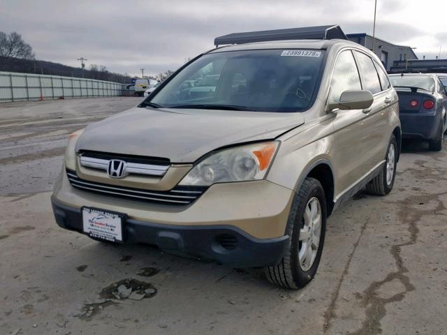 JHLRE38717C002086 - 2007 HONDA CR-V EXL GOLD photo 2