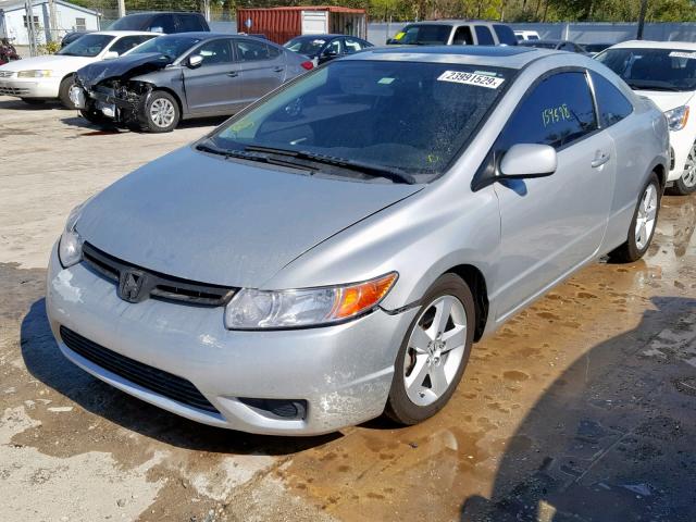 2HGFG12928H537369 - 2008 HONDA CIVIC EXL SILVER photo 2