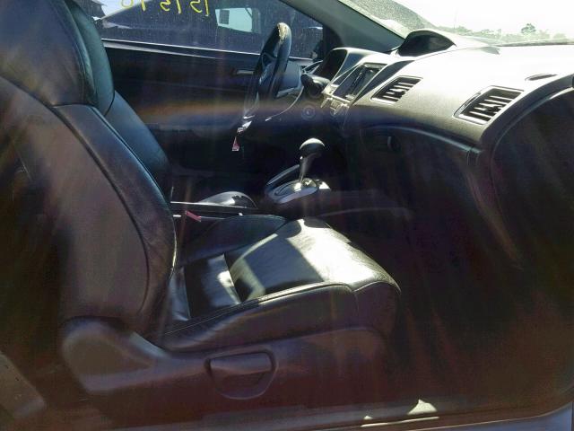 2HGFG12928H537369 - 2008 HONDA CIVIC EXL SILVER photo 5