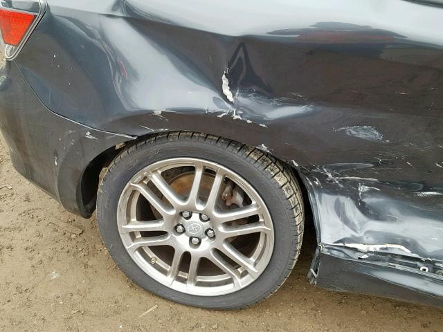 JTKDE167780253236 - 2008 TOYOTA SCION TC ნაცრისფერი ფოტო 10