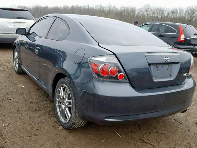 JTKDE167780253236 - 2008 TOYOTA SCION TC ნაცრისფერი ფოტო 3