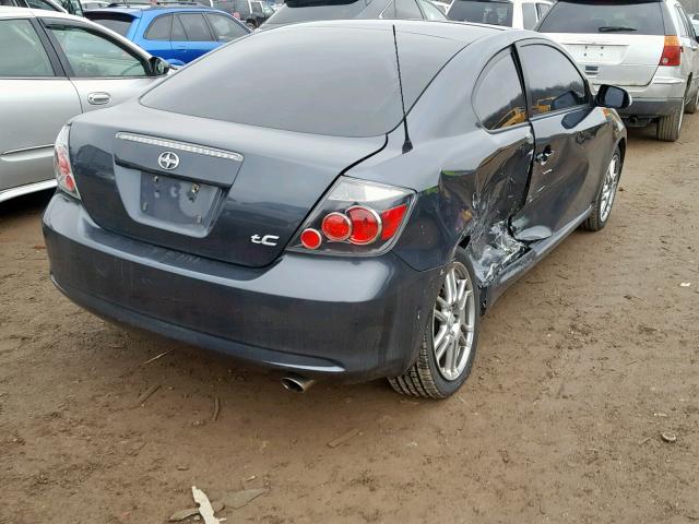JTKDE167780253236 - 2008 TOYOTA SCION TC ნაცრისფერი ფოტო 4