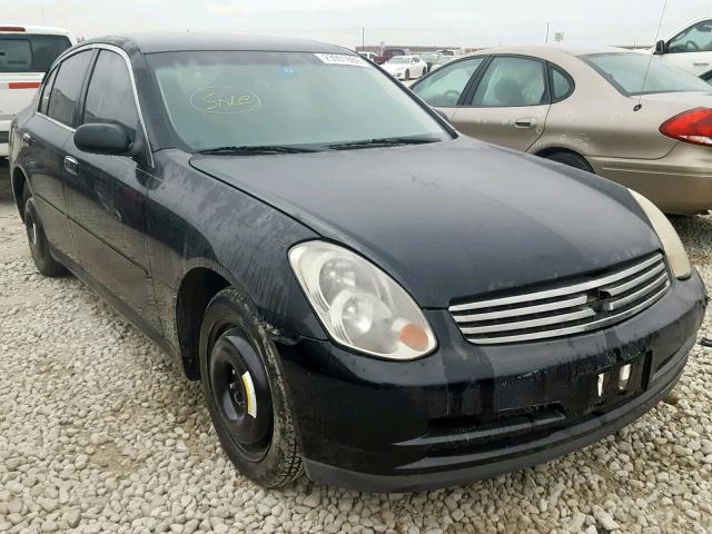 JNKCV51E15M208554 - 2005 INFINITI G35 BLACK photo 1