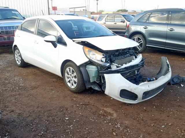 KNADM5A30C6013227 - 2012 KIA RIO LX WHITE photo 1