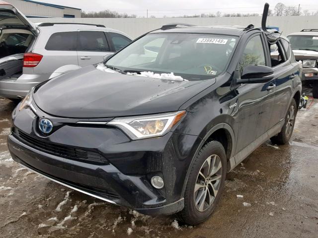 JTMRJREV9HD135821 - 2017 TOYOTA RAV4 HV LE BLACK photo 2