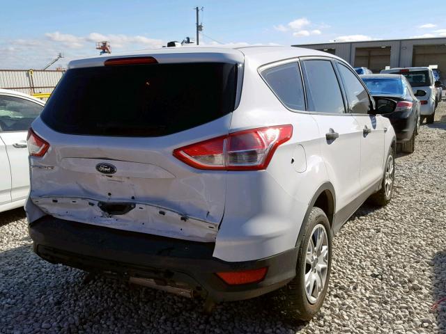 1FMCU0F78EUA12835 - 2014 FORD ESCAPE S WHITE photo 4