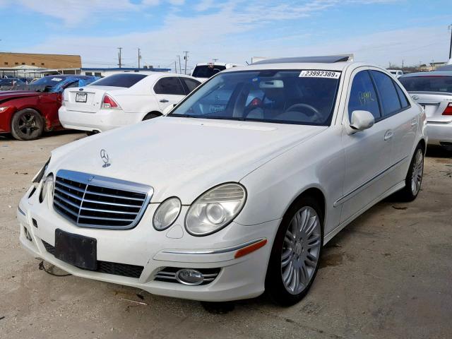 WDBUF56X98B226408 - 2008 MERCEDES-BENZ E 350 WHITE photo 2